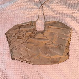 Zara top, ties around neck. Sooo cute and flattering.